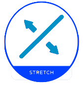 stretch icon - 2 colors