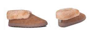 Men's Sheepskin Bootie -- size 7-8-9-10-11-12-13-14-15-16 -- Color Chestnut