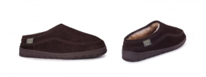 Men's Sheepskin Pacific Slide Slipper -- size 7-8-9-10-11-12-13-14 -- Color Chocolate