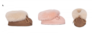Baby Booties - Pink or Chestnut - size S(2-3), M(4-5), L(6-7)
